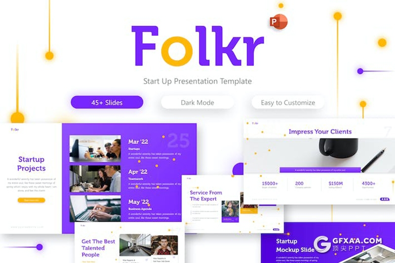 45页创意商业计划企业合作创业计划展示通用国外PPT模板 - 顶尖PPT