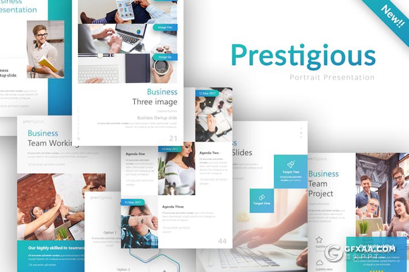 71页团队介绍商业计划企业合作商务通用国外PPT模板A4尺寸11种配色 - 顶尖PPT