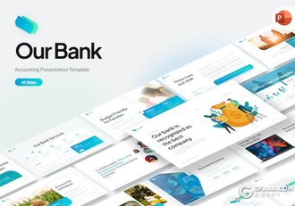 45页本行银行金融行业会计财务数据分析国外PPT模板 - 顶尖PPT