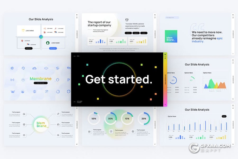 87页大气商业计划企业合作年计划总结商务通用国外PPT模板 - 顶尖PPT