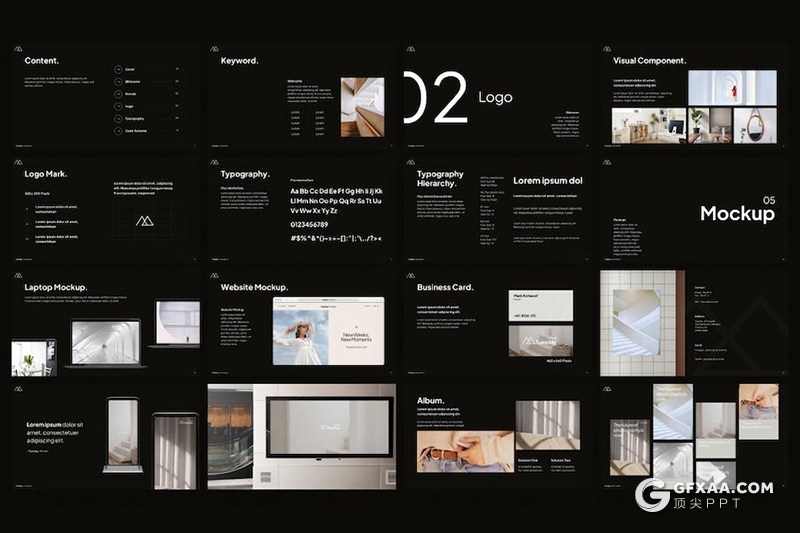 45页文艺风品牌展示营销策划多用途PPT模板 - 顶尖PPT