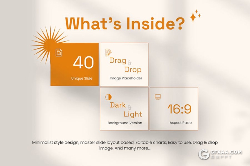 40页橙色品牌营销策划多用途国外keynote模板 - 顶尖PPT