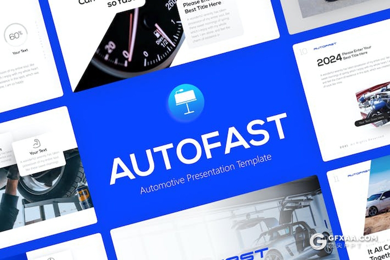 汽车产品制造营销团队介绍研发汽车维修售后服务国外keynote模板 - 顶尖PPT