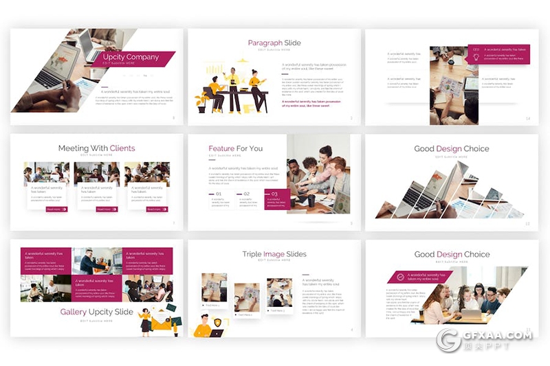 紫色商业计划企业合作年计划总结商务通用主题国外keynote模板 - 顶尖PPT