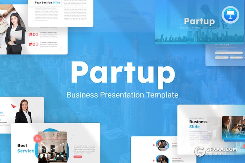 业务合作商业计划团队介绍商务通用国外keynote模板 - 顶尖PPT