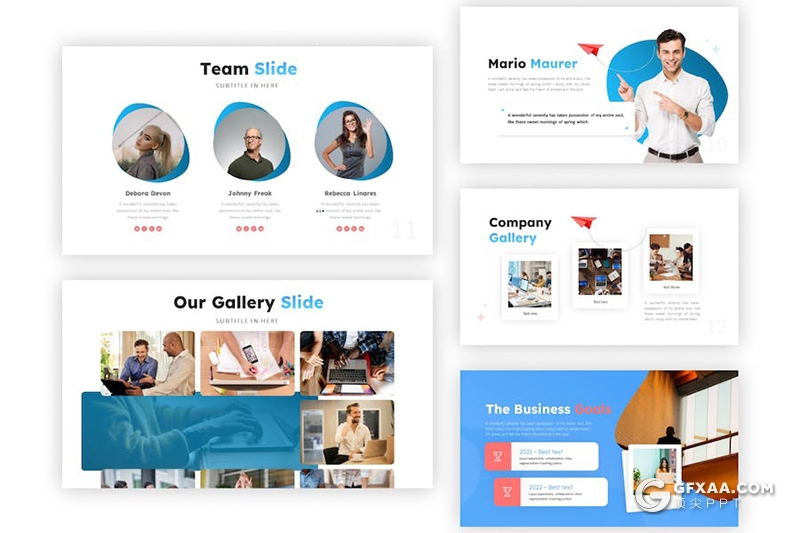 业务合作商业计划团队介绍商务通用国外keynote模板 - 顶尖PPT