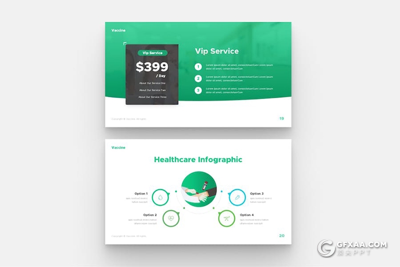 医学行业疫苗研究儿童疫苗接种医疗专业国外keynote模板 - 顶尖PPT