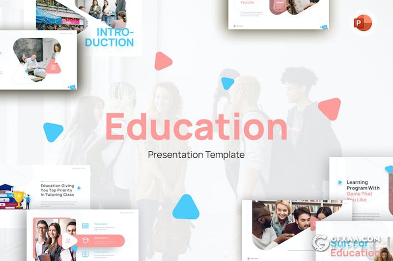 80页创意大气大学教育宣传教育培训大学生活展示国外PPT模板 - 顶尖PPT