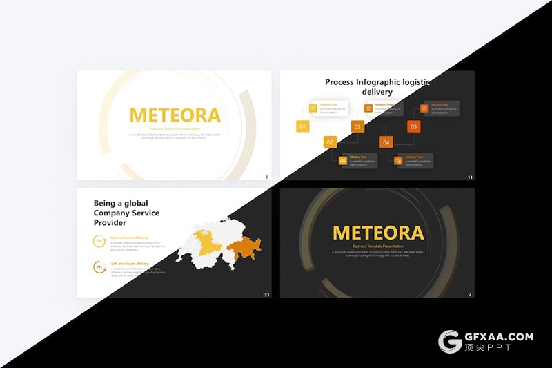 35页企业介绍商务合作年计划总结通用国外PPT模板 - 顶尖PPT