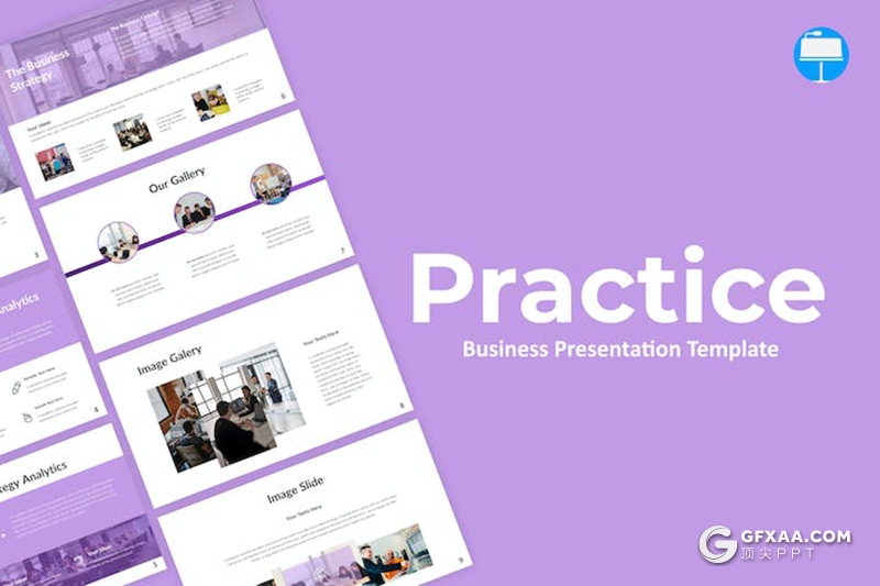 紫色简约大气业务合作商业计划年计划总结汇报商务主题国外keynote模板 - 顶尖PPT