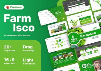 25页农垦农作物种植培育农业论文报告农业主题国外PPT模板 - 顶尖PPT