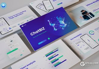 人工智能chatGPT对话生成科技未来国外Keynote模板 - 顶尖PPT