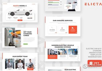 41页大气新能源电动汽车产品展示介绍产品发布国外PPT模板 - 顶尖PPT