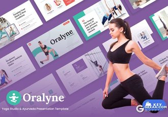 41页瑜伽培训教学机构介绍宣传瑜伽运动介绍展示国外keynote模板 - 顶尖PPT