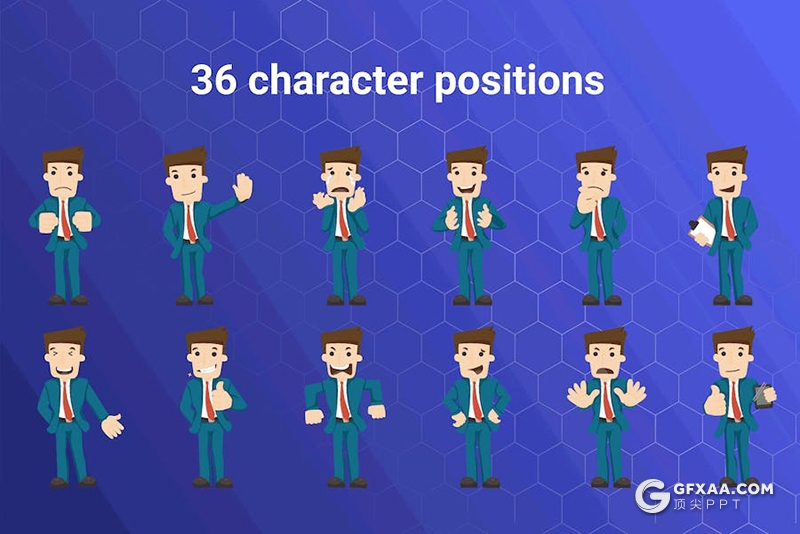 卡通人物插画日历展示工作排期规划飞机汽车下载定位图形国外PPT模板 - 顶尖PPT