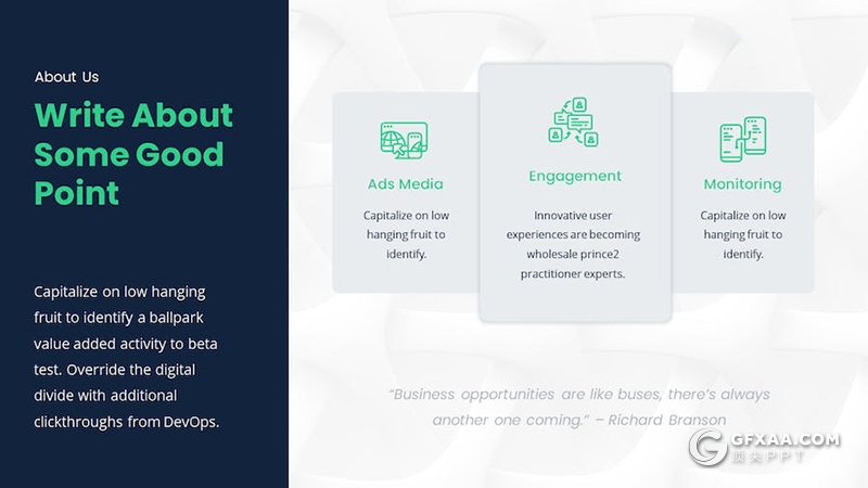 57页商业计划书项目规划企业合作营销策划商务通用国外PPT模板 - 顶尖PPT