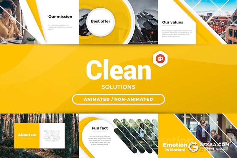 42页创意大气业务合作解决方案商业计划企业介绍通用国外PPT动画模板 - 顶尖PPT