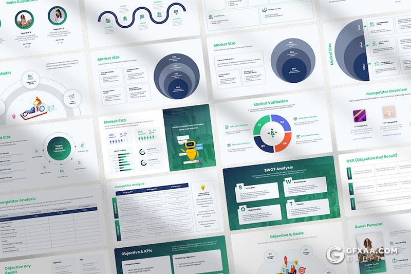 53页营销计划战略合作提案年计划总结多用途国外PPT模板 - 顶尖PPT