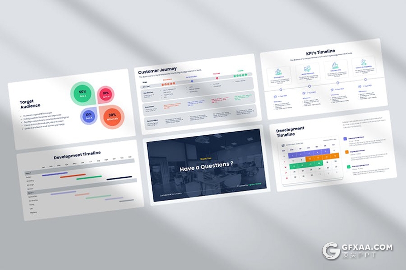 26页简约商业计划企业合作战略营销工作总结商务通用国外PPT模板 - 顶尖PPT