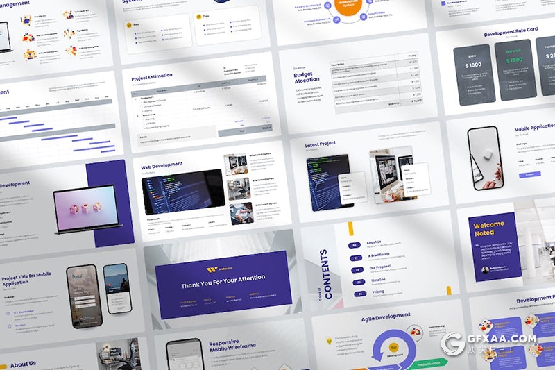 55页商业计划书企业营销合作团队介绍商业分析通用国外PPT模板 - 顶尖PPT