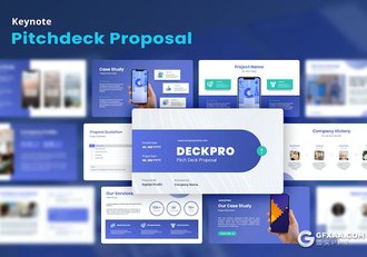 蓝色商业计划书团队介绍企业合作建议书通用国外keynote模板 - 顶尖PPT