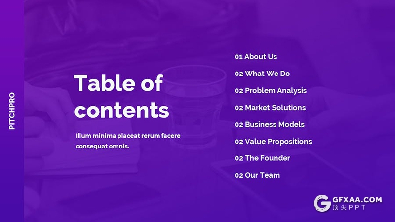 紫色大气商务合作企业介绍商业计划总结多用途国外keynote模板 - 顶尖PPT