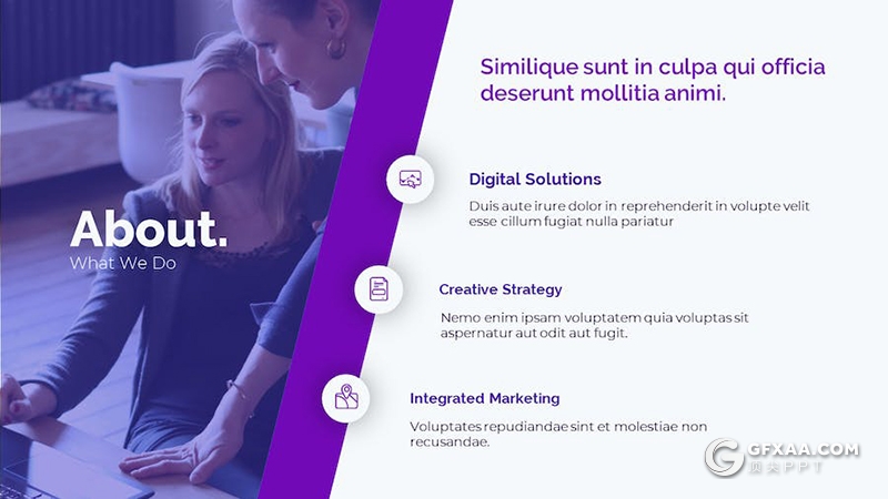 紫色大气商务合作企业介绍商业计划总结多用途国外keynote模板 - 顶尖PPT