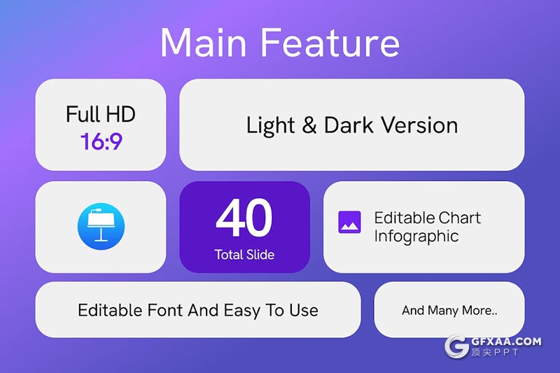 创意精美项目合作商业计划团队介绍营销策划多用途国外keynote模板 - 顶尖PPT