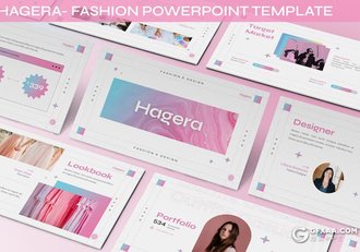 30页时尚服装产品展示摄影图片展现活动营销策划多用途国外PPT模板3种配色2款尺寸 - 顶尖PPT