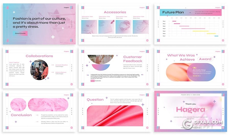 30页时尚服装产品展示摄影图片展现活动营销策划多用途国外PPT模板3种配色2款尺寸 - 顶尖PPT