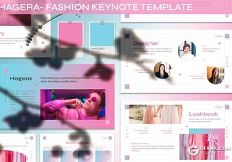 30页时尚服装产品展示摄影图片展现活动营销策划多用途国外keynote模板6种配色2款尺寸 - 顶尖PPT