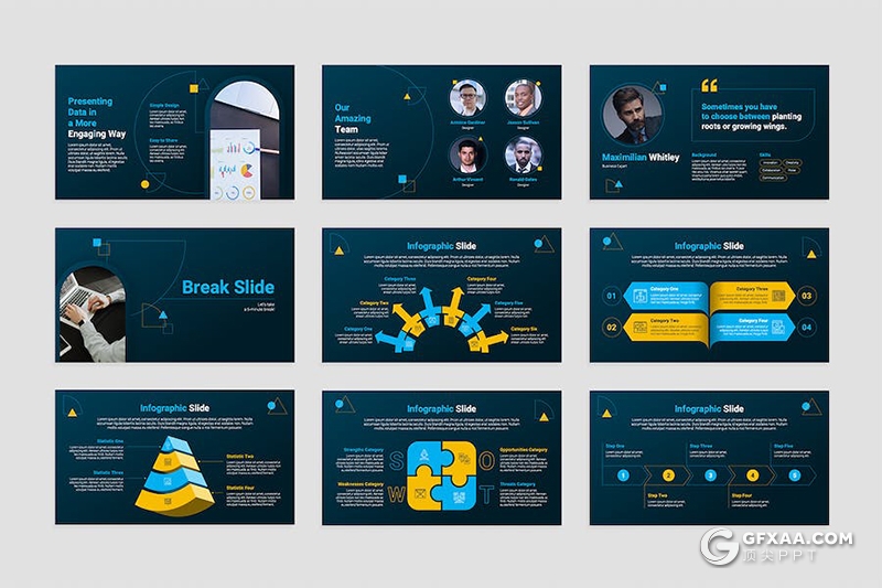 创意大气企业介绍商业合作年计划总结商务通用国外keynote模板 - 顶尖PPT
