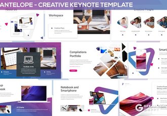 创意企业合作商业计划工作总结汇报多用途国外keynote模板3种配色2款尺寸 - 顶尖PPT