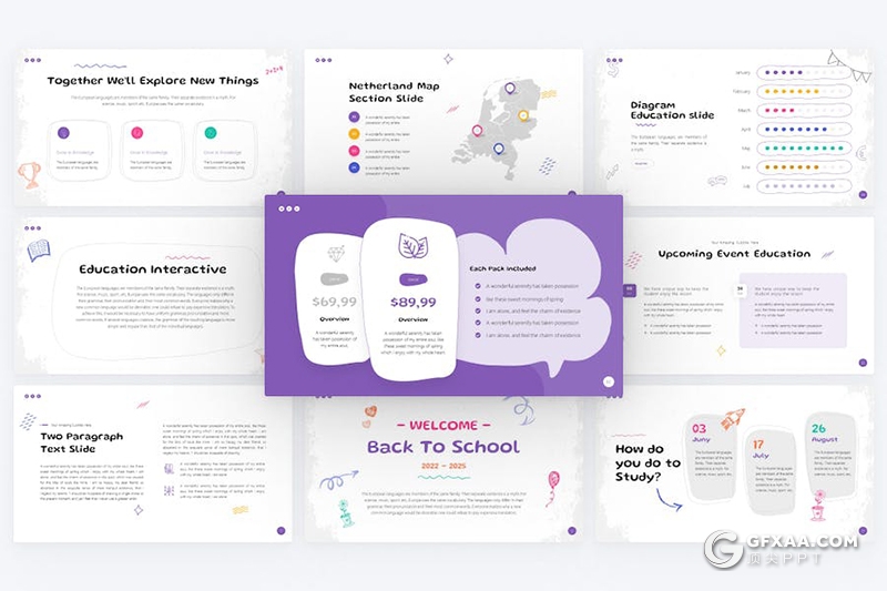 82页创意教育培训行业通用国外PPT模板 - 顶尖PPT