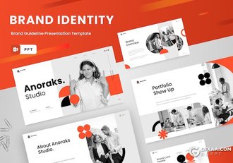 15页品牌营销指南商业项目合作商务通用国外PPT模板 - 顶尖PPT