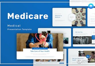 临床医学医疗研究国外keynote模板 - 顶尖PPT