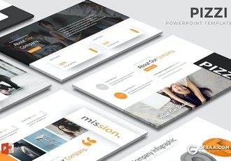 30页简约企业合作商业计划商务通用国外PPT模板5种配色 - 顶尖PPT