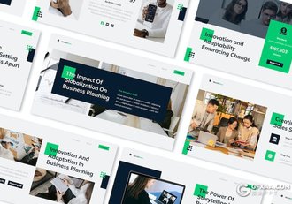 30页业务规划企业合作商业计划多用途国外PPT模板 - 顶尖PPT