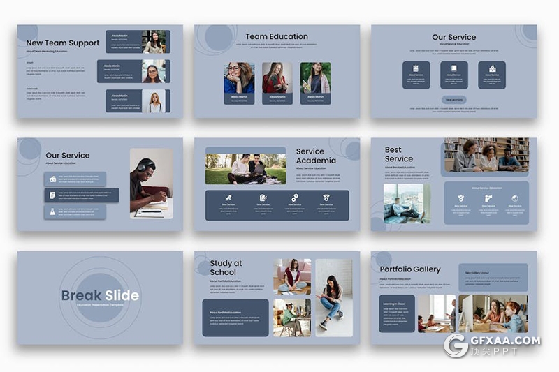 大气精美学术探讨教育主题研究分析国外keynote模板 - 顶尖PPT