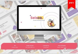 36页学术探讨教育培训分析主题国外PPT模板 - 顶尖PPT