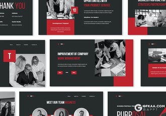 30页业务合作商业建议书通用国外keynote模板 - 顶尖PPT