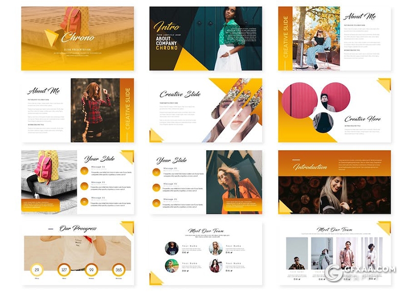 30页品牌营销宣传产品展示多用途国外PPT模板5种配色 - 顶尖PPT