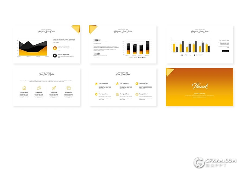 30页品牌营销宣传产品展示多用途国外PPT模板5种配色 - 顶尖PPT