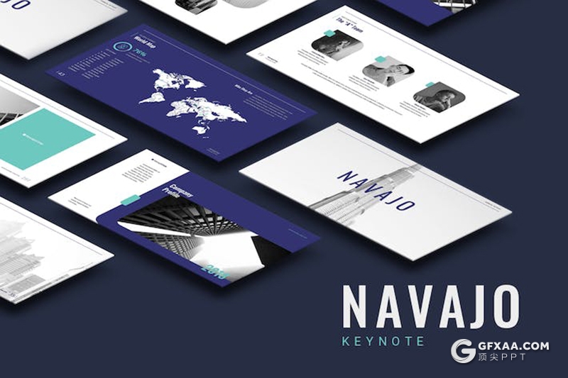 简约业务合作企业介绍商业计划商务通用国外keynote模板 - 顶尖PPT