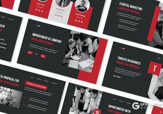 30页业务合作商业建议书通用国外PPT模板 - 顶尖PPT