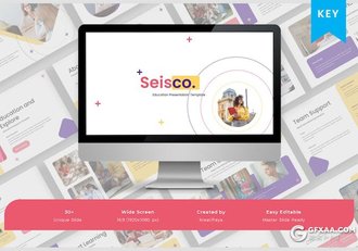 36页学术探讨教育培训分析主题国外keynote模板 - 顶尖PPT