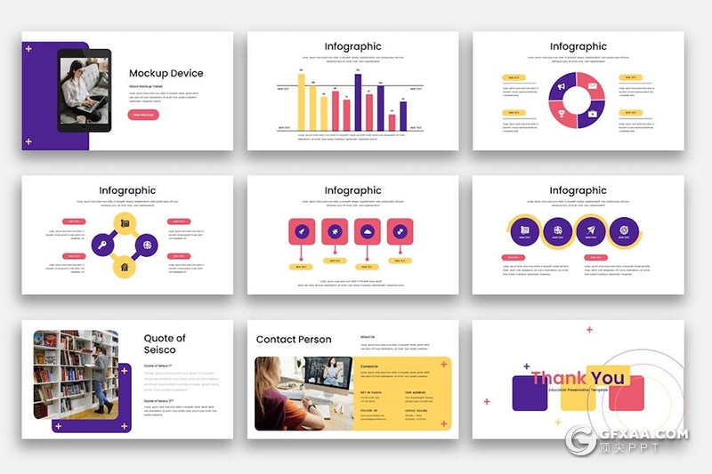 36页学术探讨教育培训分析主题国外keynote模板 - 顶尖PPT