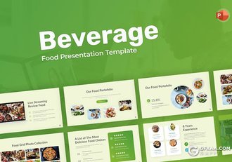 37页饮料餐饮美食分析主题国外PPT模板 - 顶尖PPT