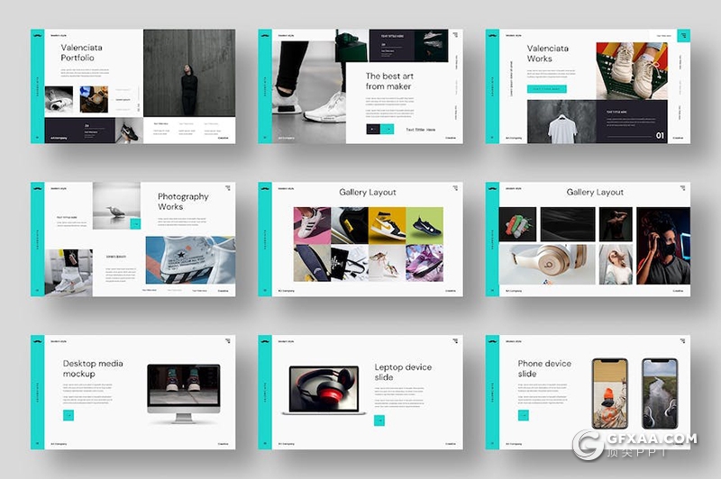 大气产品展示品牌介绍宣传国外keynote模板 - 顶尖PPT