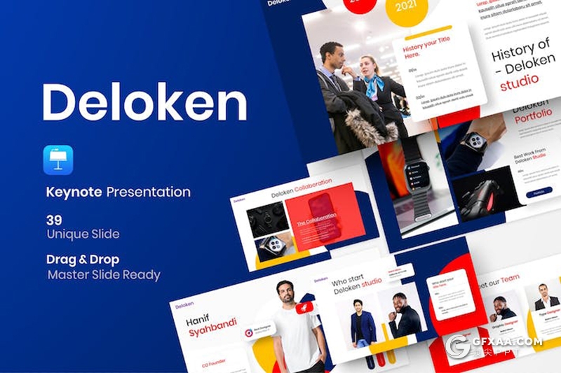 大气商业计划业务合作商务主题国外keynote模板 - 顶尖PPT